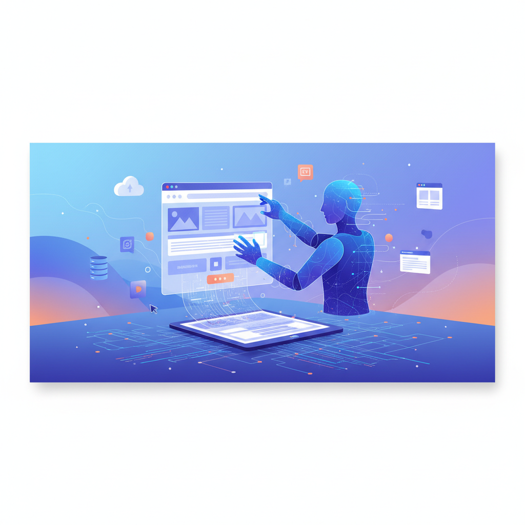 AI website building overview