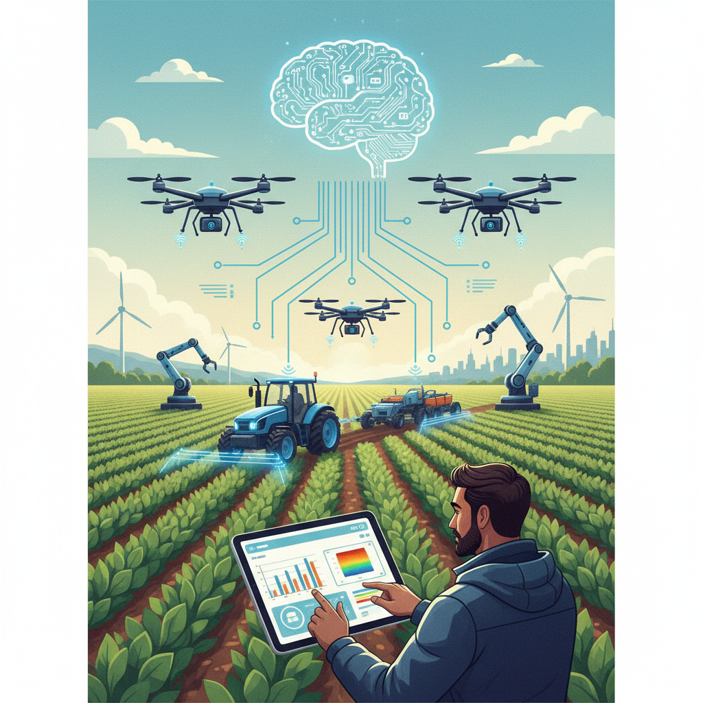AI for agriculture visual example and applications